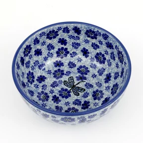 Miska ceramiczna C38 0,6l <br> 1443X Ważka w kwiatach